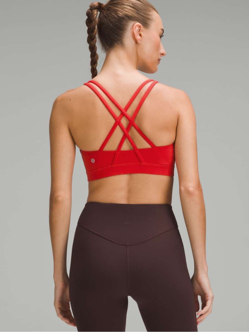 Lululemon Energy Bra Size 4 Grenadine Red